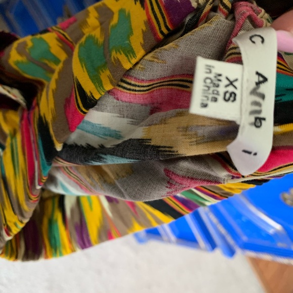 💜 Cabi Ikat Bella Aztec Tribal Print Skirt XS - Picture 4 of 4